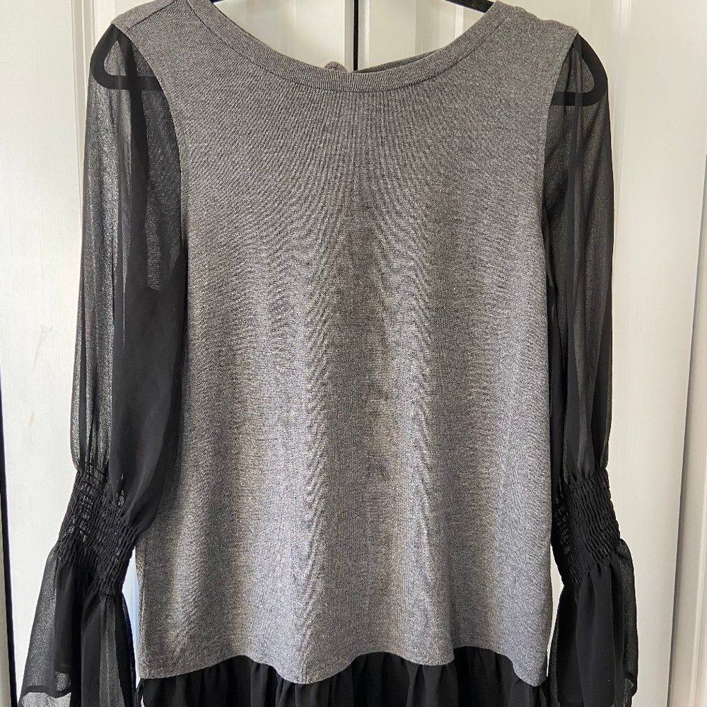 Gray Accented Sweater